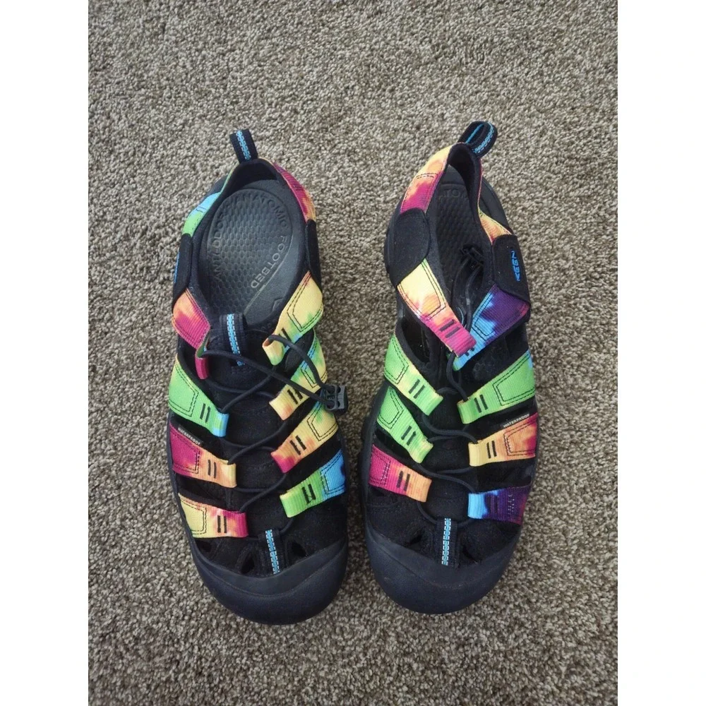 Keen Newport Retro Original Tie Dye Men's Size 11.5 Water Sandals Hiking‎ Shoes